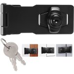 2. 5 inch cadenas � loquet porte en avec diff�rentes cl�s, moraillon de verrouillage, serrure bo�te aux ...