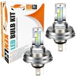 2 ampoules bi - led r2 p45t easy2 - 9 - 32vdc - 5000k - 2500lms - xenled - 100w d'�clairage