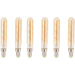 2 ampoules led e14 3w dor�es en forme de tube pour appliques murale, lampadaire et lampe de bureau 220?240v ...