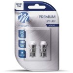 2 ampoules led w5w 6500k 12v mtech (blister) premium mtech