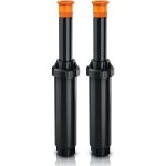 Vurahome - 2 arroseurs de jardin - turbine escamotable - asperseur irrigation gazon pelouse - buse d'arrosage ...