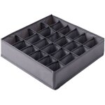 2 bo�tes de rangement pour chaussettes et sous - v�tements - organisateur de tiroir avec s�parateurs ...