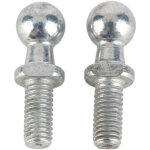 2 boulons � rotule en fer pour voiture m6 pour v�rins � gaz � extr�mit� sph�rique pour capot