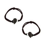 Lot de 2 bracelets fantaisie 'humeur' 20cm multicolore