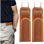 2 ceintures velcro sans boucle, �lastiques avec crochets m�talliques ajustables et design respirant discret, ...