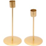 2 chandeliers mtalliques vintage - style gomtrique europen (dor) - pour mariage / dner / decoration ...