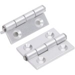 2 charni�res en aluminium pliables � ouverture plate avec douille en r�sine �paisse pour portes et outils ...