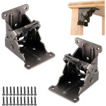 [jamais utilis�] lot de 2 charni�res autobloquantes pour pieds de table pliants, invisibles, verrouillables, ...