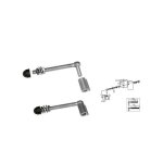 Locinox - 2 charnières m12 pr portillon de jardin avec 2 supports à souder l 150mm Locinox - 2 charnières m12 pr portillon de jardin avec 2 supports à souder l 150mm