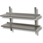 2 etageres console (a monter avec 3 cremailleres) - ristopro