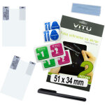 2 films protecteurs 51 x 34 mm (5, 1 x 3, 4 cm / 2, 4 ) vitu pour montre connect�e