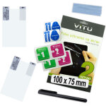 2 films protecteurs vitu pour t�l�phone / smartphone gps 100x75mm 10x7, 5cm 4:3