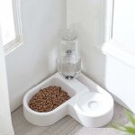 2 in 1 distributeur de nourriture eau fontaine automatique pour animaux, anti dbordment abreuvoir et ...
