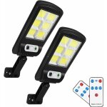 2 lampes led tlcommandes, lampadaire led extrieur aliment par l'nergie solaire, lampe murale de ...