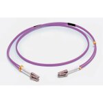 2 mtres jarretire optique duplex fibre multimode 50 / 125 lc / lc