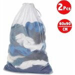 2 morceau de sac � linge, 60 x 90 cm bacs de set pour le sac parfait pour lave linge blanc, le sac de ...