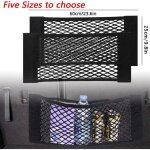 Frixovel - 2 pack] filet coffre voiture, filet de rangement de coffre, grande taille 60 x 25 cm, boteilles, ...