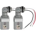 2 pack photo cellule pour l'�clairage ext�rieur coucher � l'aube capteur interrupteur photo�lectrique ...