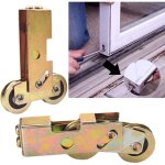 2 pack porte coulissante de patio 1 - 1 / 4 pouces assembl�e de rouleau tandem, remplacement de roue ...