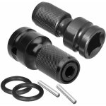 2 pack t�lescopique adaptateur de prise 1 / 2  drive carr� � 1 / 4  hexagonale adaptateurs de douille ...