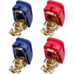 2 pairs cosse bornes de batterie de voiture à dégagement rapide, caravane, paire de connecteurs bornes ... 2 pairs cosse bornes de batterie de voiture à dégagement rapide, caravane, paire de connecteurs bornes ...