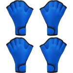 2 paires de gants de natation aqua fit gants d'entra�nement de natation gants en n�opr�ne webbed fitness ...