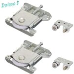 2 paires roulette porte coulissante placard, roulette de coulissante, rouleau placard, meubles roues ...