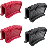 2 paires de supports de poign�e de casserole chaude d'assistance en silicone, couvercles de po�le chaude ...