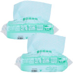 2 paquets de lingettes jetables non - tiss�es pour nettoyage de cuisine et vaisselle (vert)