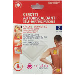 2 patchs auto - chauffants pour chauffer les muscles du dos et du cou 10x13cm