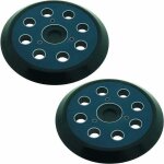 Jamais utilis�]2 lot de 2 patins abrasifs pour ponceuse orbitale 8 trous 125 mm compatible avec makita ...