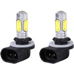 2 pc camion de voiture 5 cob led 7. 5w 6500k cach� feux de brouillard blancs drl ampoules h27w / 2 881? ...