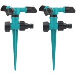 2 pcs arroseur de jardin arrosage automatique tournant pour la pelouse 360 degr�s arroseur de pelouse ...
