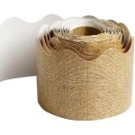 2 pcs bordure festonne bordure de tableau d'affichage de style toile de jute bordure de dcoration de ...