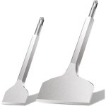 2 pcs burin - sds - plus - carrelage 250x40mm / 280x100mm burin:plat pour carreleur sds - plus ciseau ...