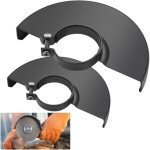 2 pcs capot de protection de meuleuse d'angle capot disqueuse noir couverture de meuleuse d'angle capot ...