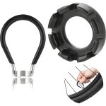 2 pcs cl  rayons 8 voies de vlo, outil pour rglage rparation de roues de vlo, 6 tailles calibre ...