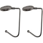 2 pcs crochet de sac  main - noir - accroche sac pliable - porte - sac pour table ou bureau - suspension ...