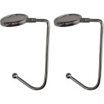 2 pcs crochet de sac � main - noir - accroche sac pliable - porte - sac pour table ou bureau - suspension ...