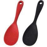 2 pcs cuillre  riz en silicone, cuillre  riz antiadhsive, cuillere en silicone cuillere a riz cuillres ...