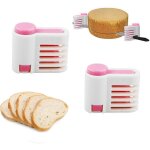 2 pcs diy trancheuse à gâteau, trancheuse à pain, trancheuse à couches de gâteau, outil de support de ... 2 pcs diy trancheuse à gâteau, trancheuse à pain, trancheuse à couches de gâteau, outil de support de ...