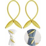 Deesse shop - 2 pcs embrasses de rideau clip corde embrasse tricot tressage boucle de rideau style naturel ...