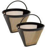 2 pcs filtre cafetiere en acier dor� 304 10cm 100 mailles filtre � caf� permanent antirouille goutteur ...