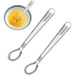 2 pcs fouet magique, petit mini fouet cuisine pour m�langer et fouetter, cuillere magique en fouets inox ...