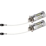 2 pcs h1 h3 12v - 24v 10w voiture haute puissance ampoules led brouillard diurnes