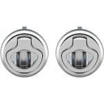 2 pcs loquet de trappe affleurant en alliage de zinc, porte affleurante tirer la trappe slam loquet verrouilla ...