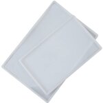 2 pcs moules en r�sine rectangle moule pour resine epoxy grand rectangle moulle silicone resine epoxy ...