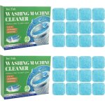 2 pcs pastilles nettoyant machine � laver ? action ultra forte contre les odeurs & le calcaire, nettoyant ...