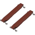 2 pcs poign�es de meubles en cuir poign�es de tiroirs de cuisine moderne poign�e de commode avec vis ...