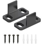 2 pcs porte de grange de sol guide roller porte de grange coulissante r�glable avec vis, assure une silencieux ...